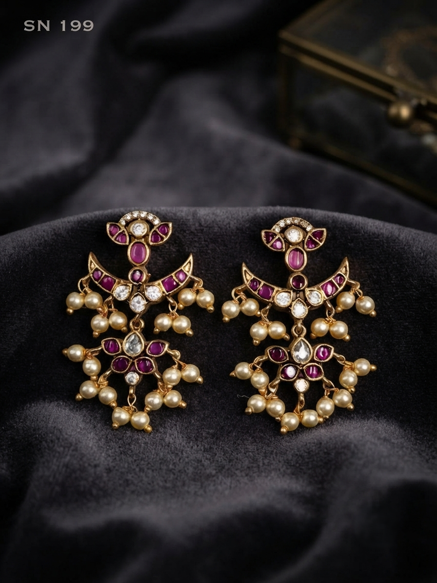 Butterfly Studded Earrings