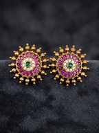 Surya Kundan Stud Earrings