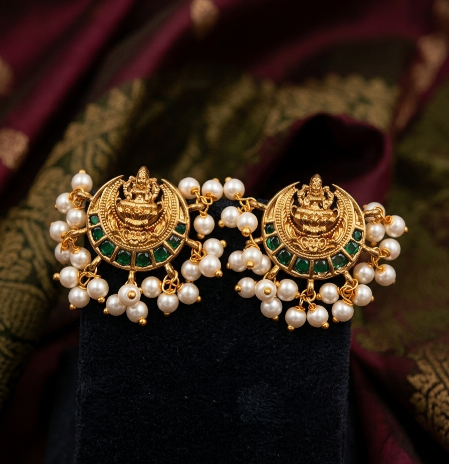 Lakshmi Chandbali Studs