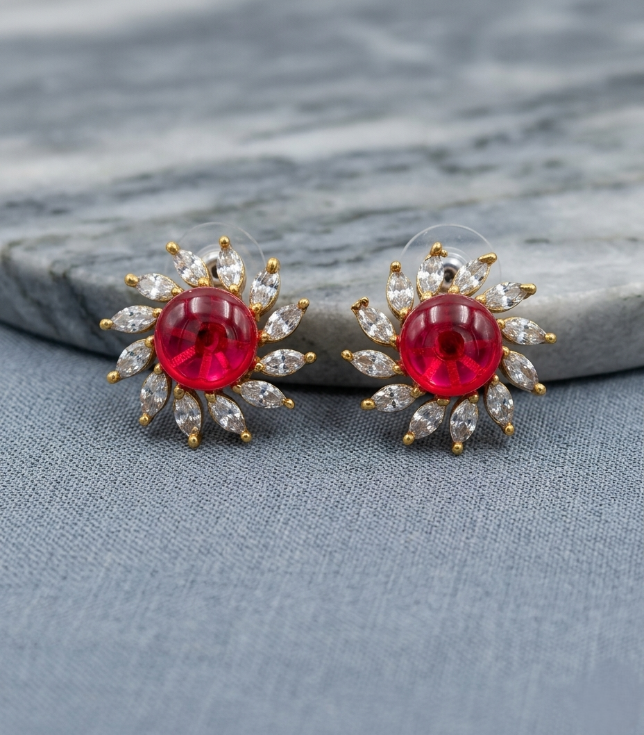Floral Stud Earrings