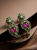 Paisley Bloom Drop Studs